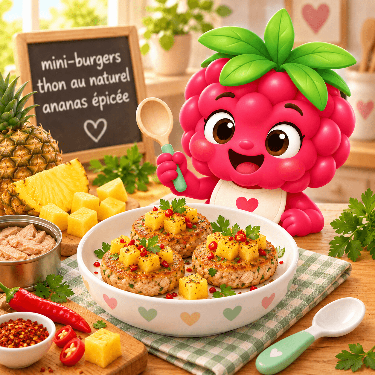 Burgers Thon Au Naturel Ananas Pic E (mini-free)