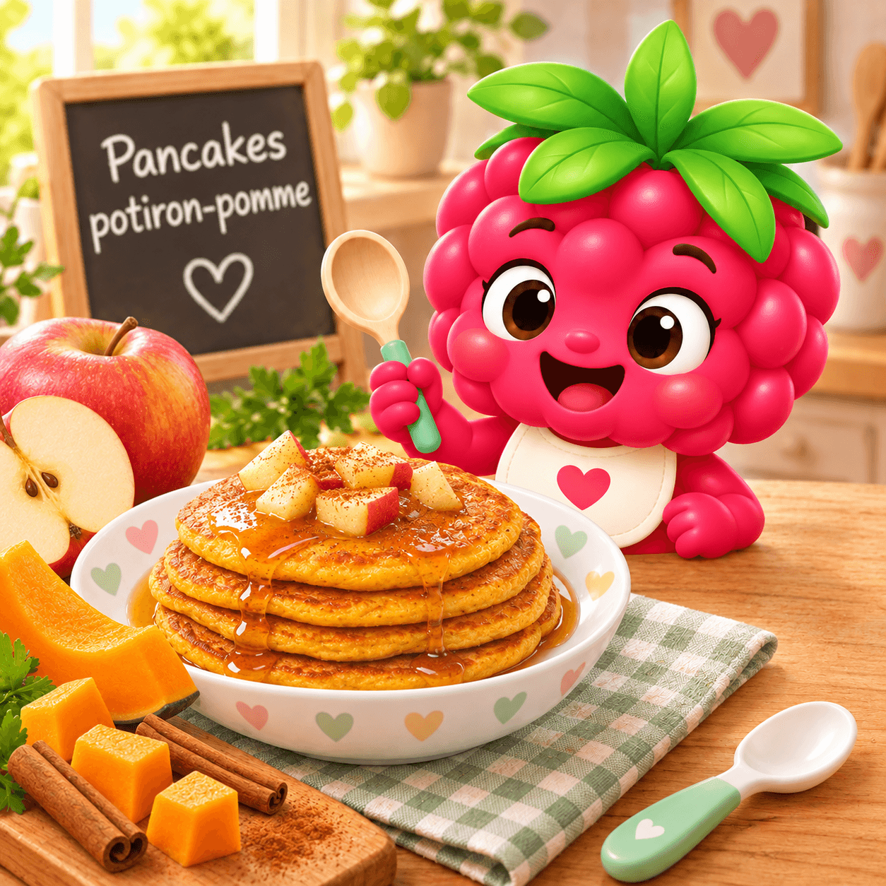 Potiron Pomme (pancakes-free)