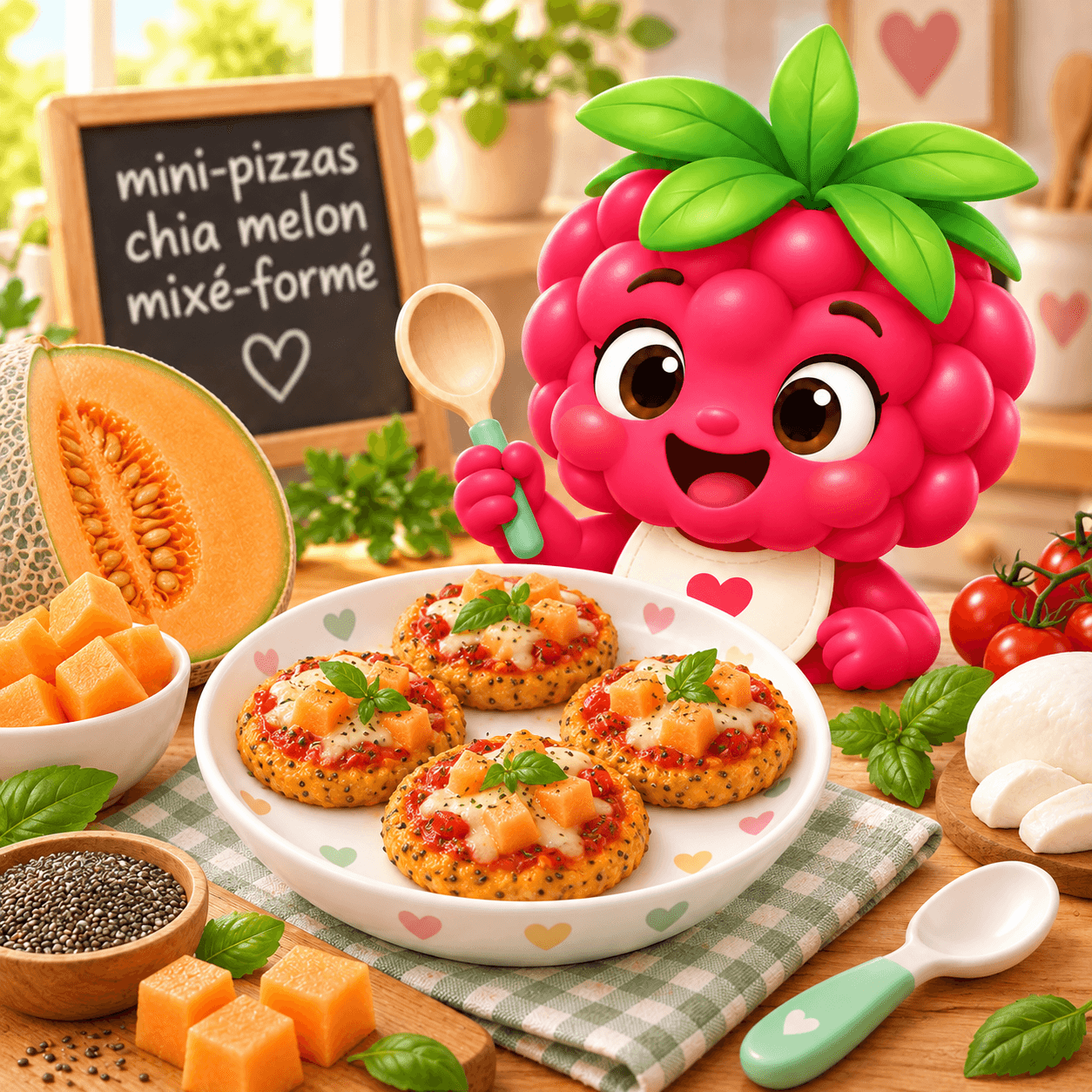 Mini Pizzas Chia Melon Mix Form (soja-free)