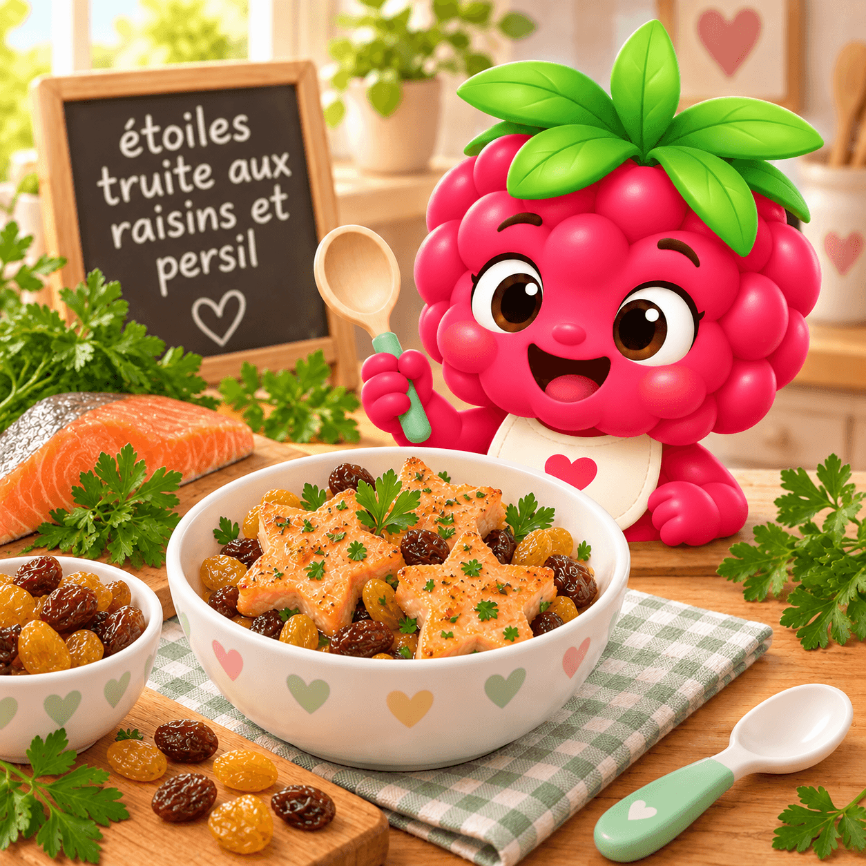 Truite Aux Raisins Et Persil (toiles-free)