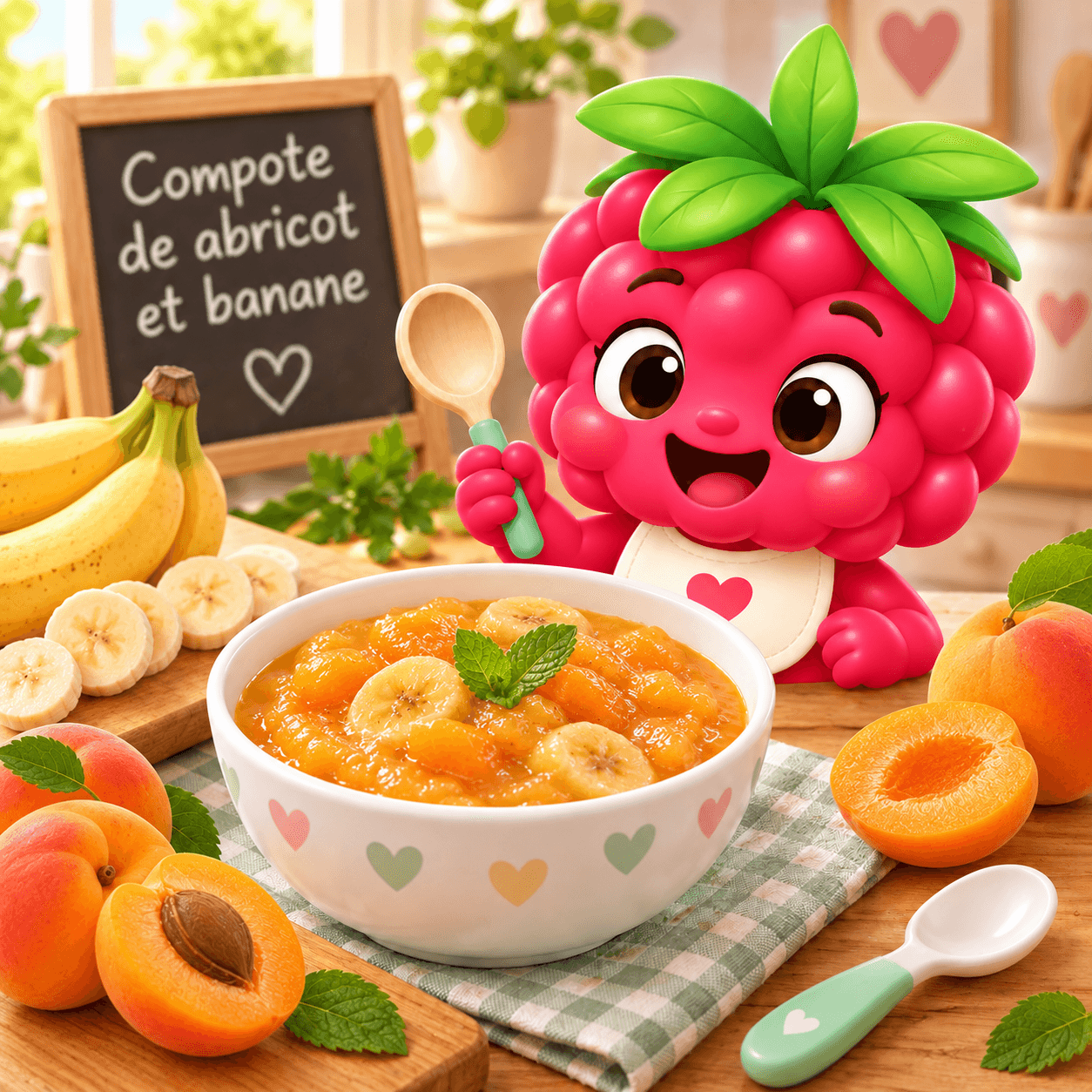 De Abricot Et Banane (compote-free)