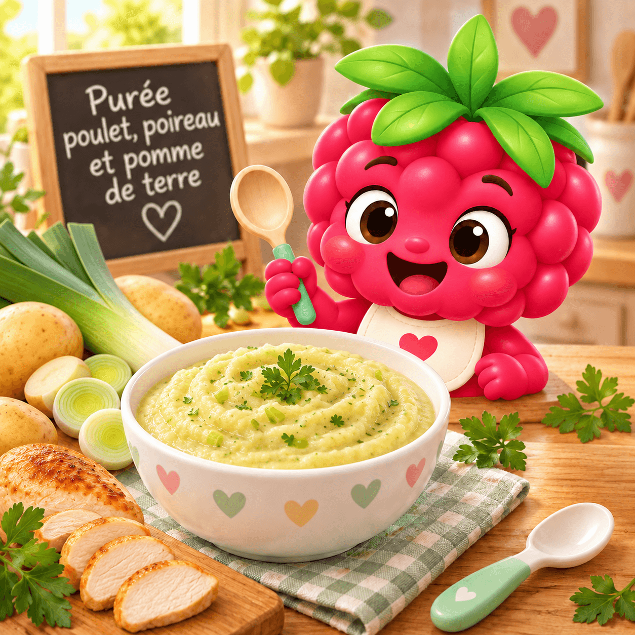 Poulet Poireau Et Pomme De Terre (puree-free)