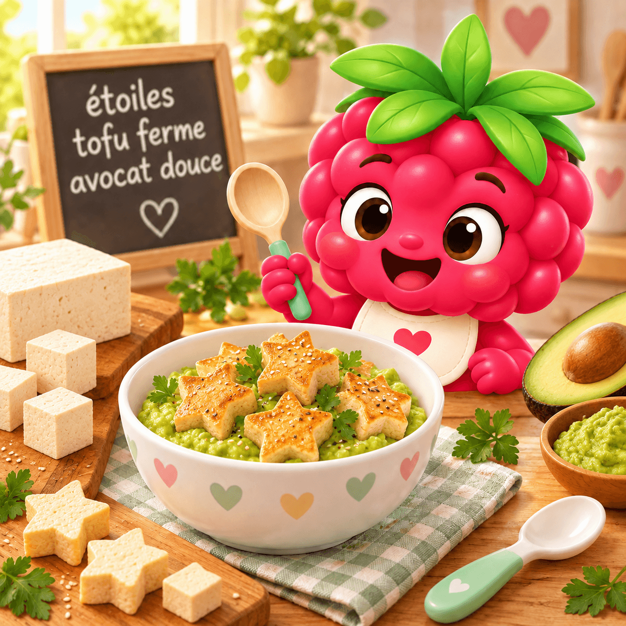Tofu Ferme Avocat Douce (toiles-free)