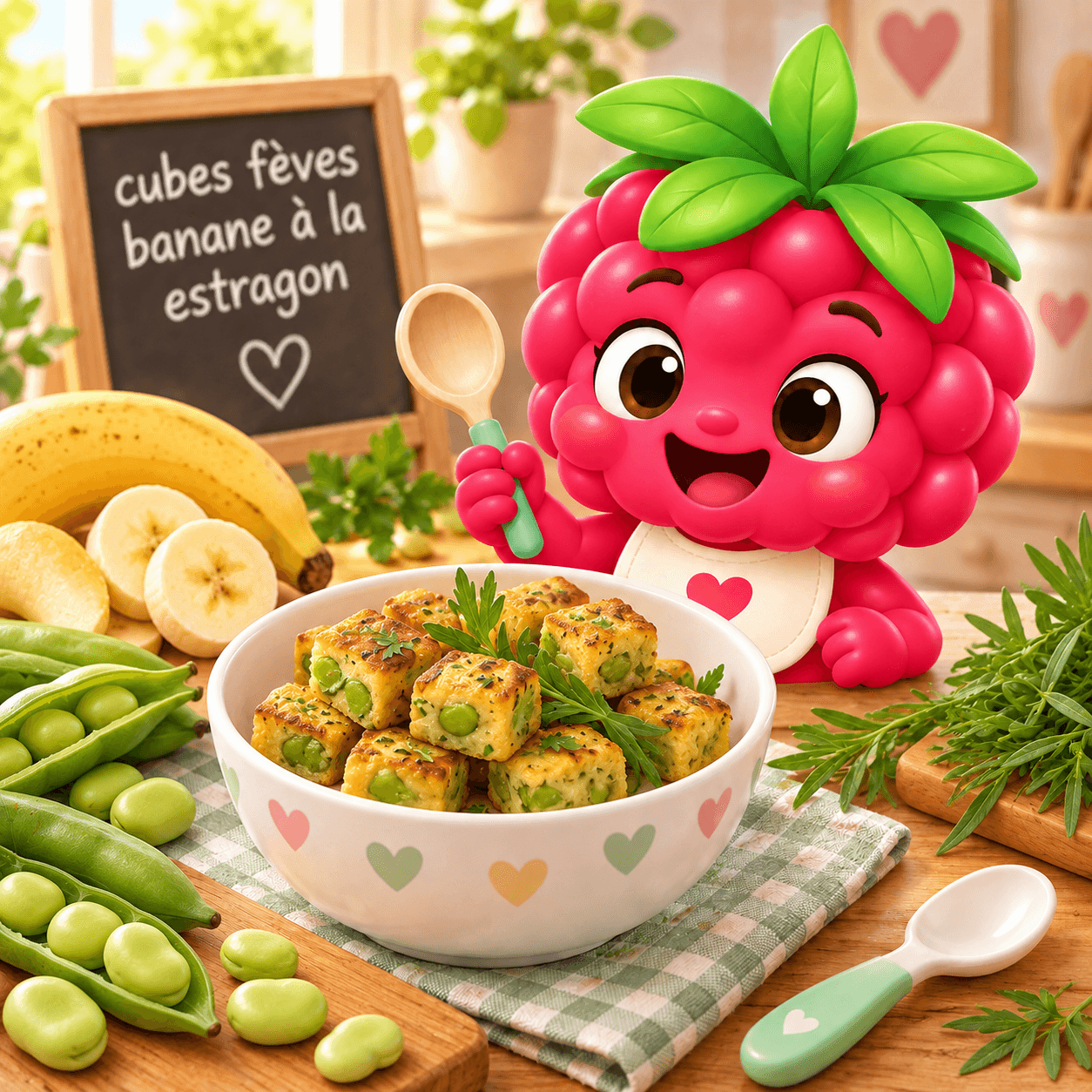 Cubes F Ves Banane La Estragon (soja-free)