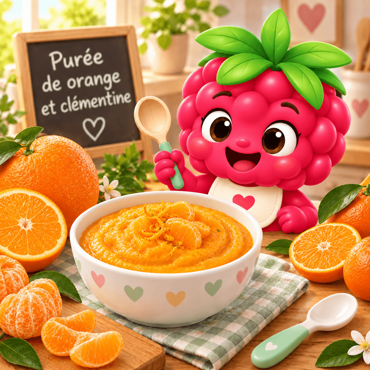 Purée de orange et clémentine