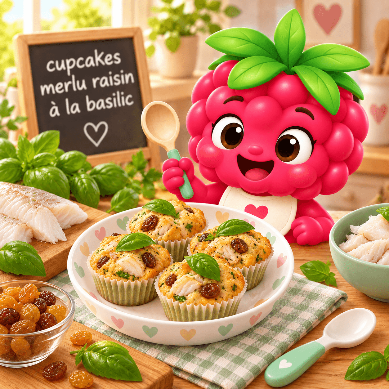 Merlu Raisin La Basilic (cupcakes-free)