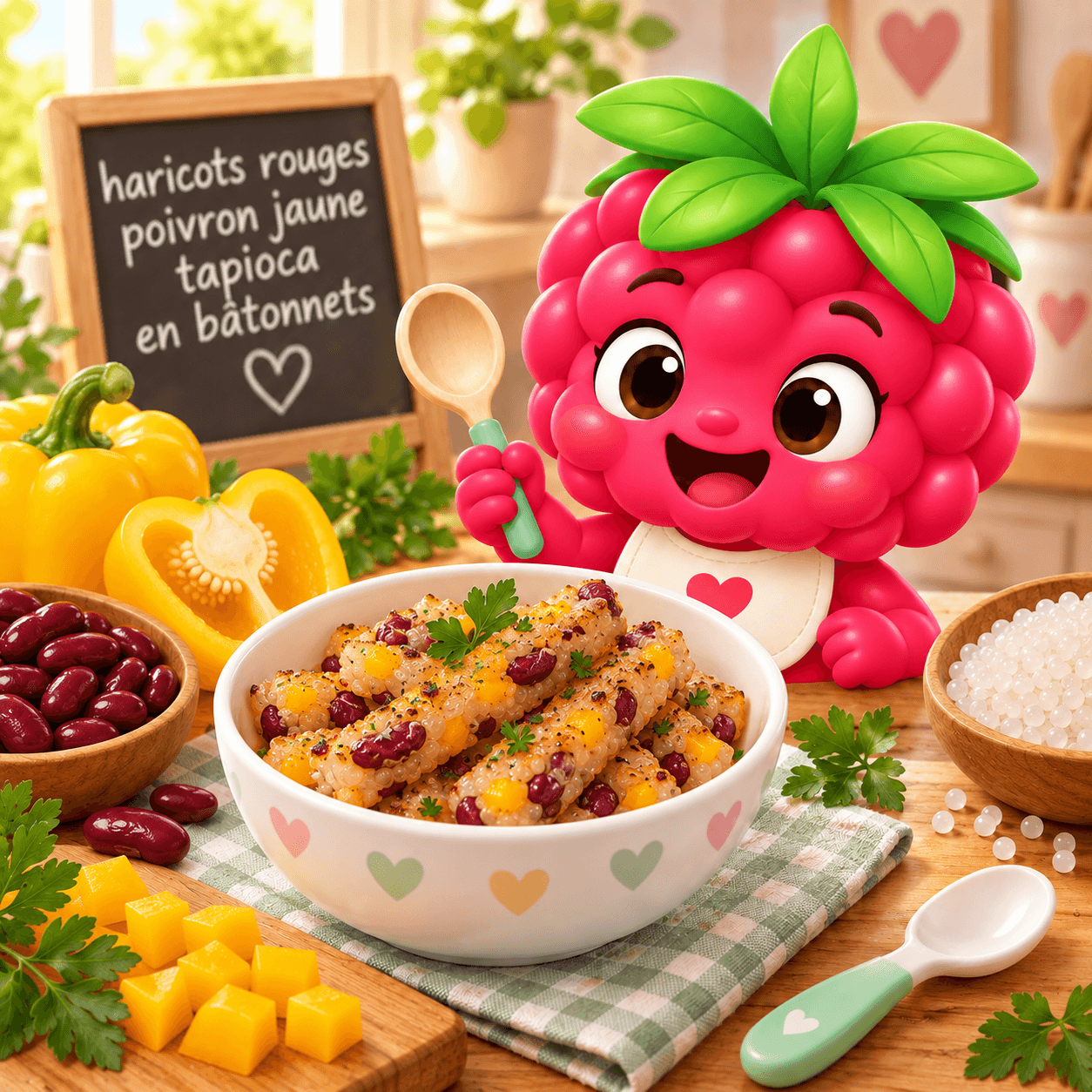 Rouges Poivron Jaune Tapioca En B Tonnets (haricots-free)