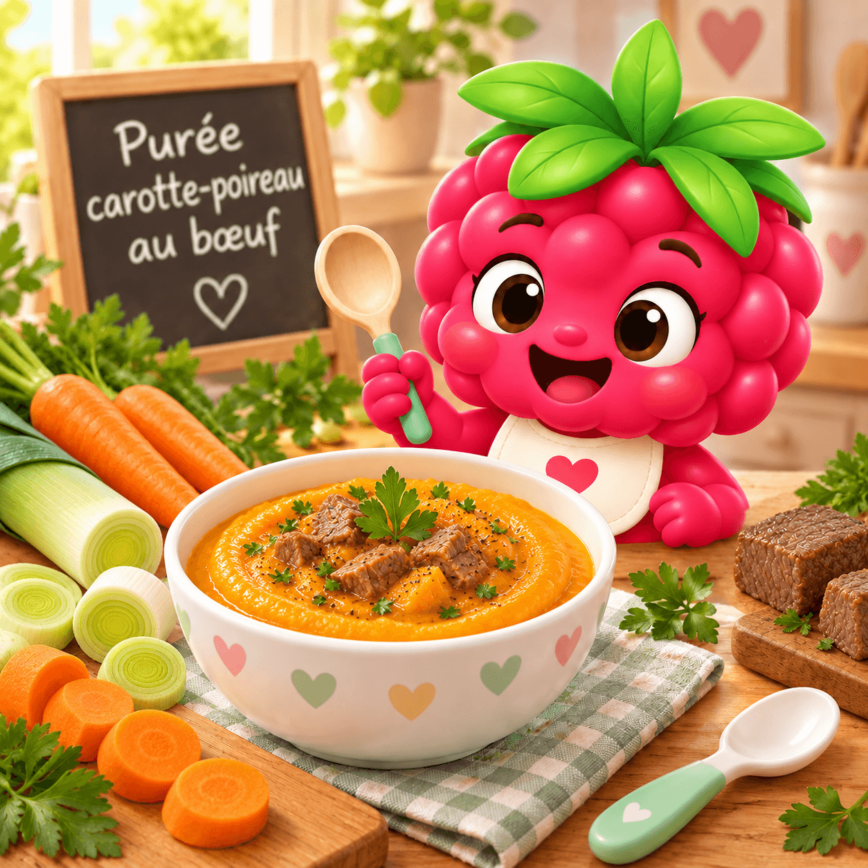 Carotte Poireau Au B Uf (puree-free)