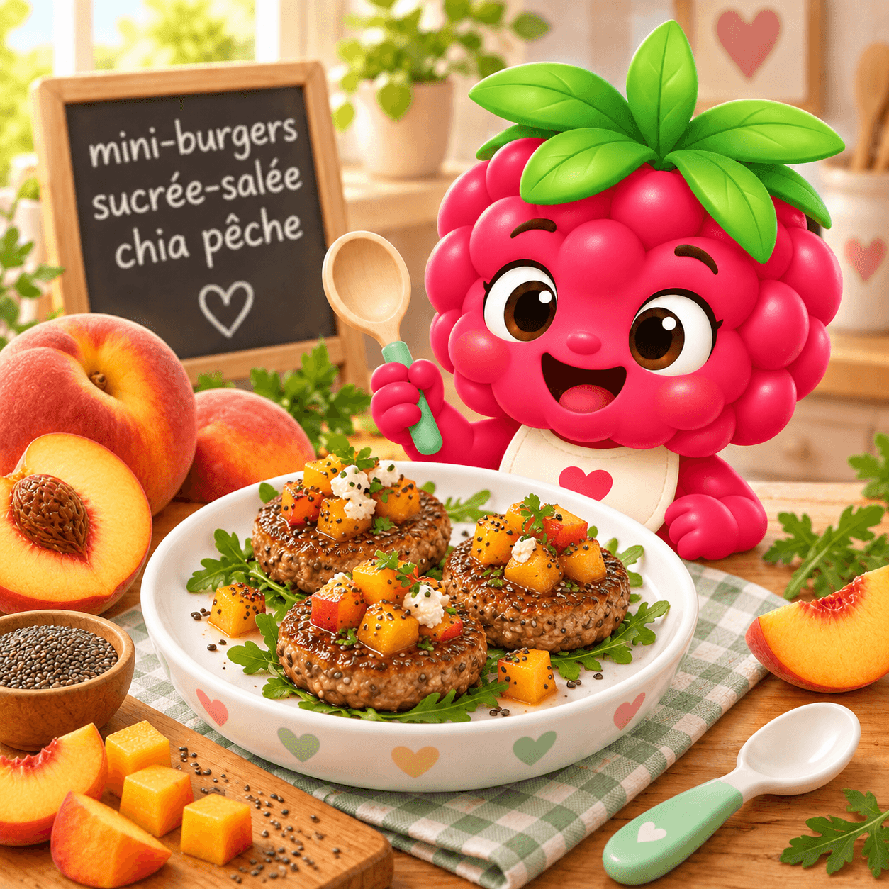 Mini Burgers Sucr E Sal E Chia P Che (crustaces-free)