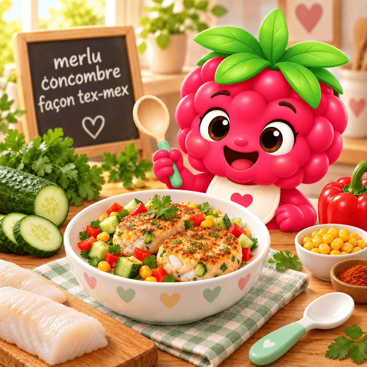 Concombre Fa On Tex Mex (merlu-free)