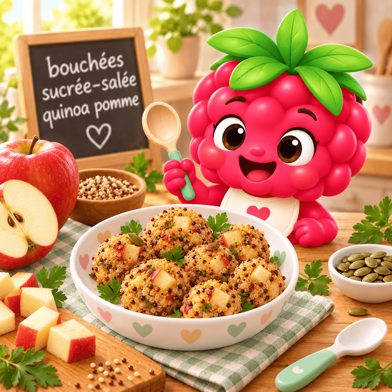 Bouch Es Sucr E Sal E Quinoa Pomme (arachide-free)