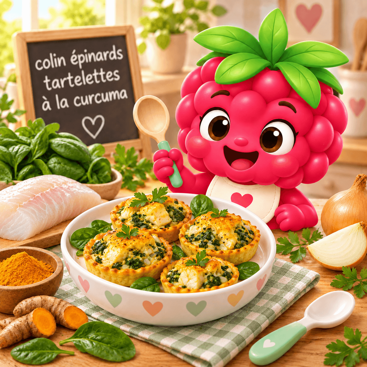 Pinards Tartelettes La Curcuma (colin-free)
