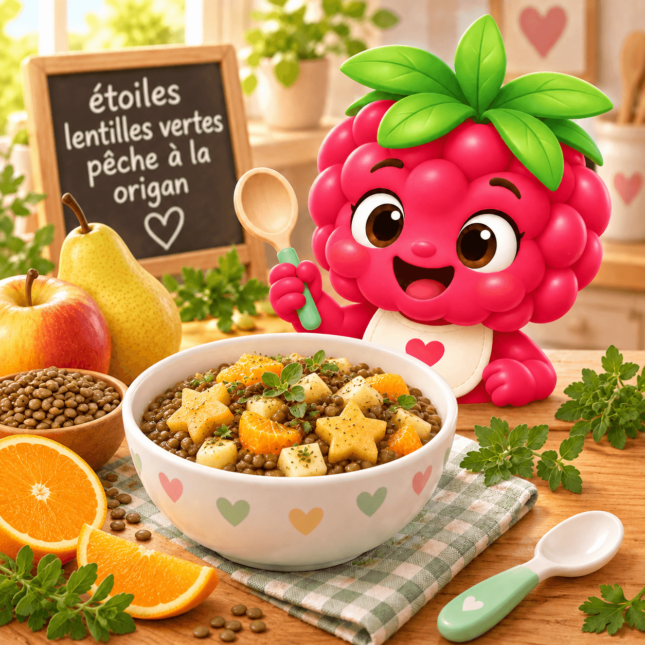 Toiles Lentilles Vertes P Che La Origan (gluten-free)