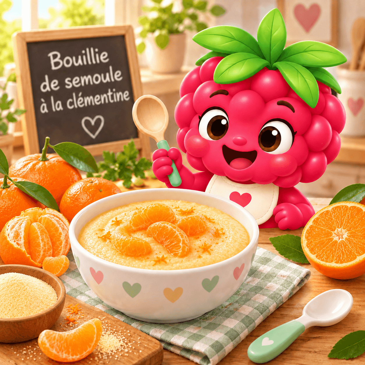 De Semoule A La Clementine (bouillie-free)